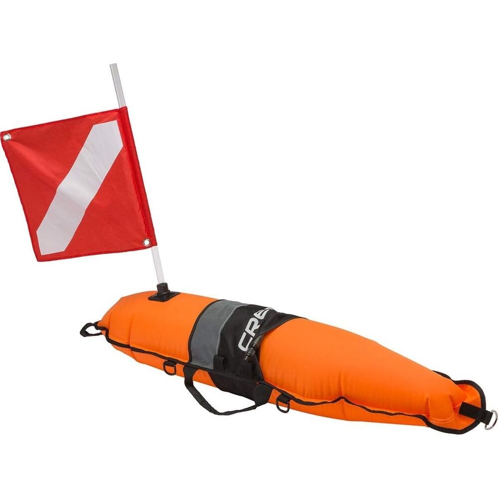 Cressi Torpedo Pro Buoy Float Marker High Visibility NEW